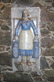 "Milchm&auml;dchen" von Walter Rhaue, 1934, G&ouml;rlitzer Maler und T&ouml;pfer